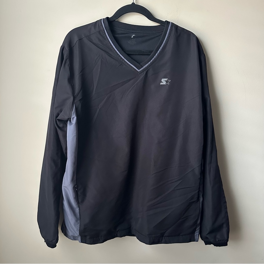Vintage Starter Mens Small (34-36) Pullover V-Neck Windshirt Athleisure 90s Gorp